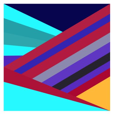 Kaynak için vektör renkli geometrik ve eğri arkaplan deseni