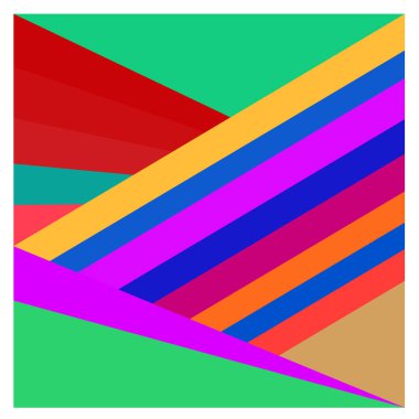 Kaynak için vektör renkli geometrik ve eğri arkaplan deseni