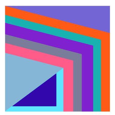 Kaynak için vektör renkli geometrik ve eğri arkaplan deseni