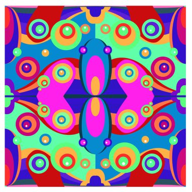 Kaynak için vektör renkli geometrik ve eğri arkaplan deseni