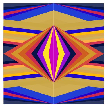 Kaynak için vektör renkli geometrik ve eğri arkaplan deseni