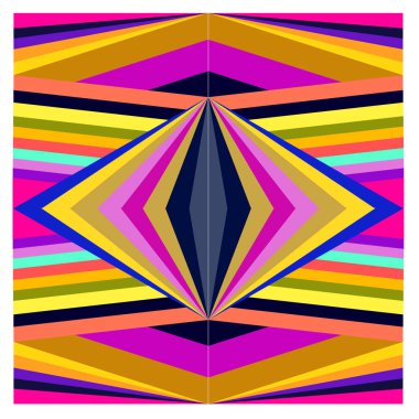 Kaynak için vektör renkli geometrik ve eğri arkaplan deseni