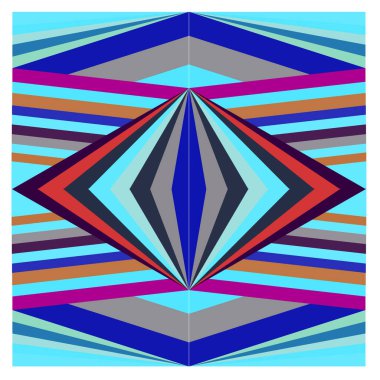 Kaynak için vektör renkli geometrik ve eğri arkaplan deseni