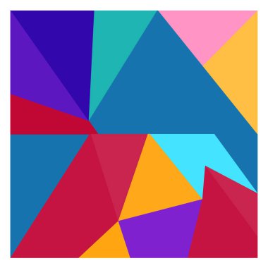 Kaynak için vektör renkli geometrik ve eğri arkaplan deseni