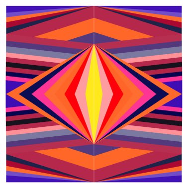 Kaynak için vektör renkli geometrik ve eğri arkaplan deseni