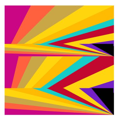 Kaynak için vektör renkli geometrik ve eğri arkaplan deseni