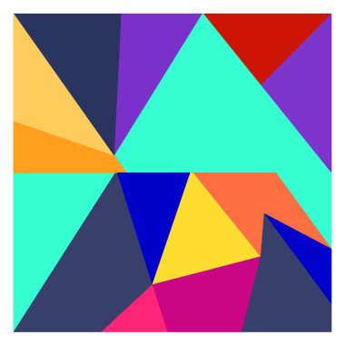 Kaynak için vektör renkli geometrik ve eğri arkaplan deseni