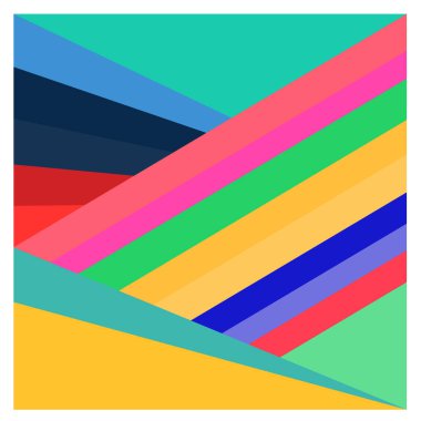 Kaynak için vektör renkli geometrik ve eğri arkaplan deseni