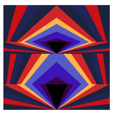 Kaynak için vektör renkli geometrik ve eğri arkaplan deseni