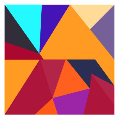 Kaynak için vektör renkli geometrik ve eğri arkaplan deseni