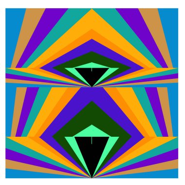 Kaynak için vektör renkli geometrik ve eğri arkaplan deseni