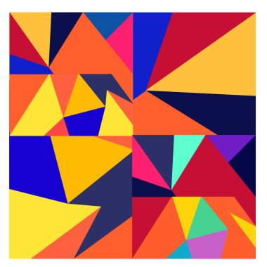 Kaynak için vektör renkli geometrik ve eğri arkaplan deseni