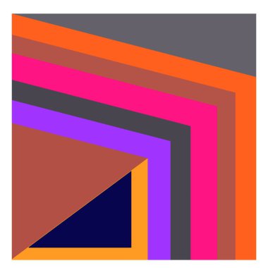 Kaynak için vektör renkli geometrik ve eğri arkaplan deseni