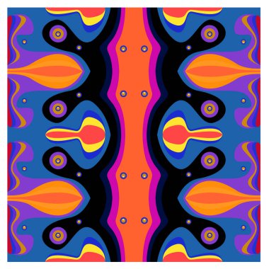 Kaynak için vektör renkli geometrik ve eğri arkaplan deseni