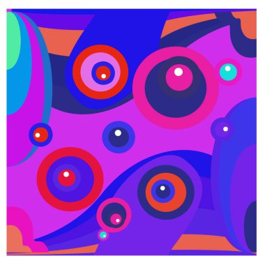 Kaynak için vektör renkli geometrik ve eğri arkaplan deseni