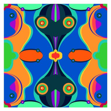 Kaynak için vektör renkli geometrik ve eğri arkaplan deseni