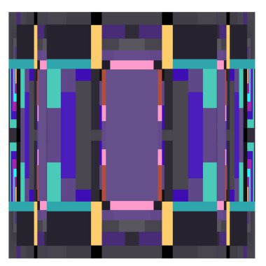 Kaynak için vektör renkli geometrik ve eğri arkaplan deseni