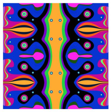 Kaynak için vektör renkli geometrik ve eğri arkaplan deseni