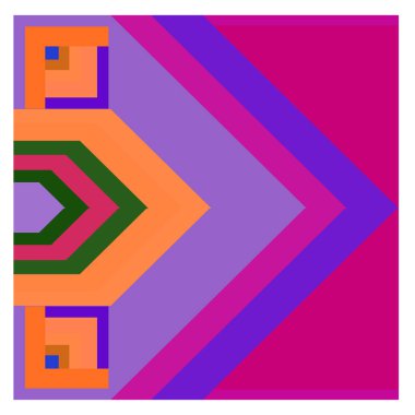 Kaynak için vektör renkli geometrik ve eğri arkaplan deseni