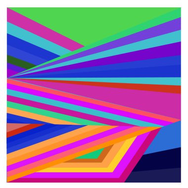 Kaynak için vektör renkli geometrik ve eğri arkaplan deseni