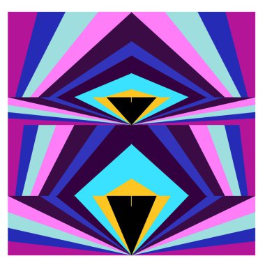 Kaynak için vektör renkli geometrik ve eğri arkaplan deseni