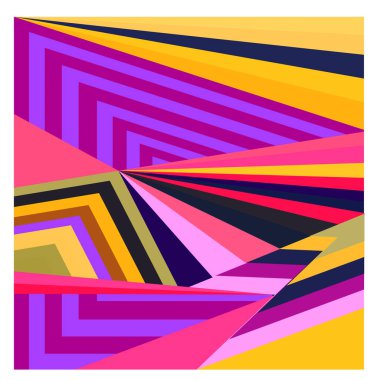 Kaynak için vektör renkli geometrik ve eğri arkaplan deseni