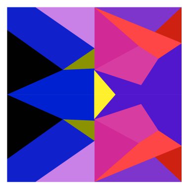 Kaynak için vektör renkli geometrik ve eğri arkaplan deseni