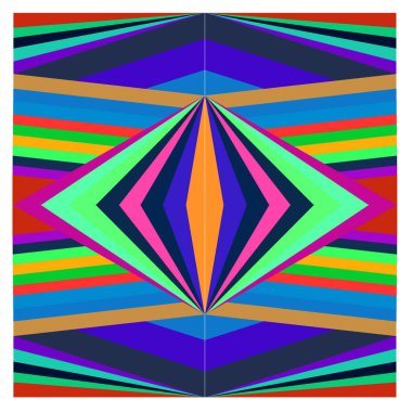 Kaynak için vektör renkli geometrik ve eğri arkaplan deseni