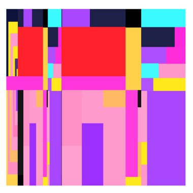 Kaynak için vektör renkli geometrik ve eğri arkaplan deseni