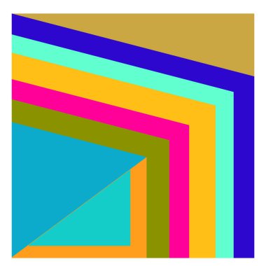 Kaynak için vektör renkli geometrik ve eğri arkaplan deseni