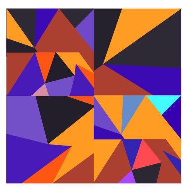 Kaynak için vektör renkli geometrik ve eğri arkaplan deseni