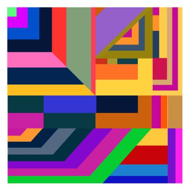 Kaynak için vektör renkli geometrik ve eğri arkaplan deseni