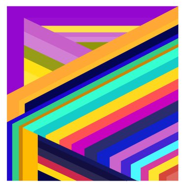 Kaynak için vektör renkli geometrik ve eğri arkaplan deseni