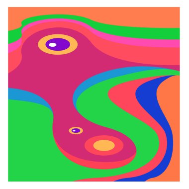 Kaynak için vektör renkli geometrik ve eğri arkaplan deseni