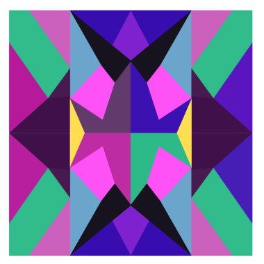 Kaynak için vektör renkli geometrik ve eğri arkaplan deseni