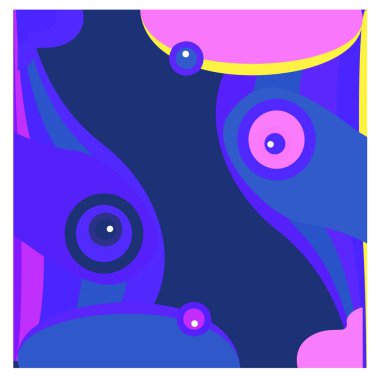 Kaynak için vektör renkli geometrik ve eğri arkaplan deseni