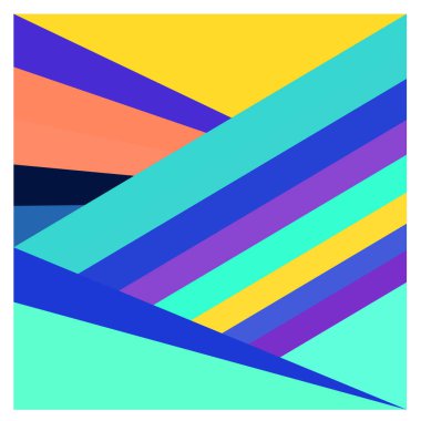 Kaynak için vektör renkli geometrik ve eğri arkaplan deseni