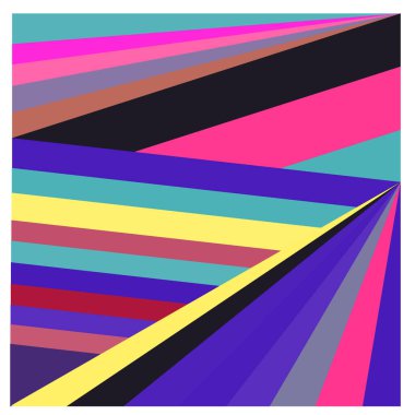 Kaynak için vektör renkli geometrik ve eğri arkaplan deseni