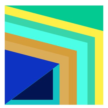 Kaynak için vektör renkli geometrik ve eğri arkaplan deseni