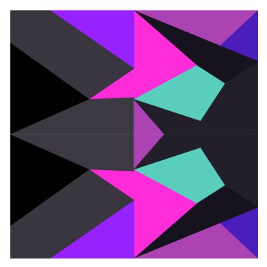 Kaynak için vektör renkli geometrik ve eğri arkaplan deseni