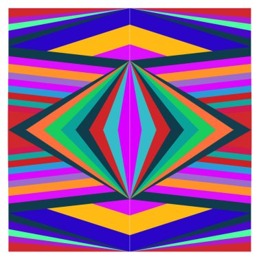 Kaynak için vektör renkli geometrik ve eğri arkaplan deseni