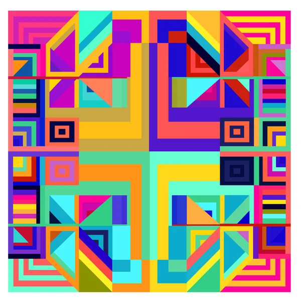 Patrón Fondo Geométrico Curva Colores Vectoriales Para Alimentación — Vector de stock