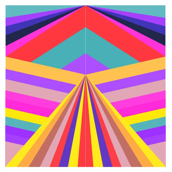 Kaynak için vektör renkli geometrik ve eğri arkaplan deseni