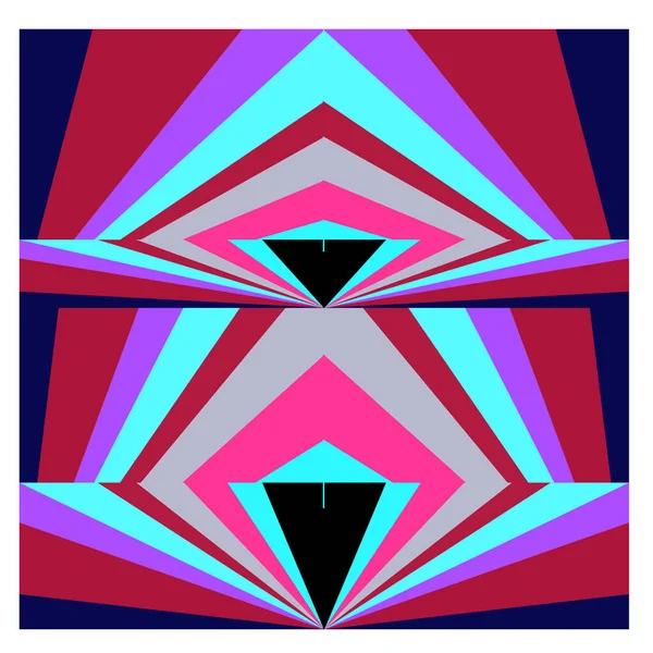 Kaynak için vektör renkli geometrik ve eğri arkaplan deseni