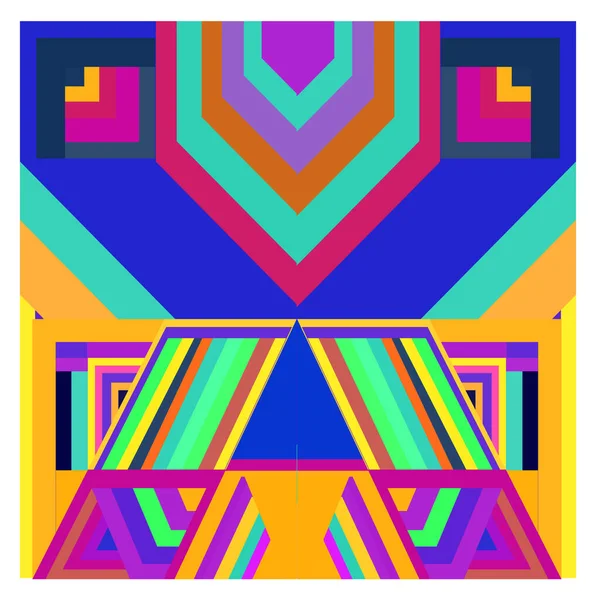 Kaynak için vektör renkli geometrik ve eğri arkaplan deseni