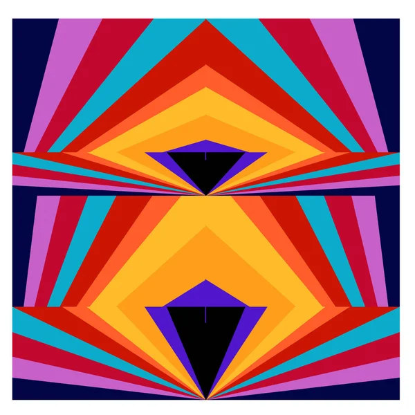 Kaynak için vektör renkli geometrik ve eğri arkaplan deseni