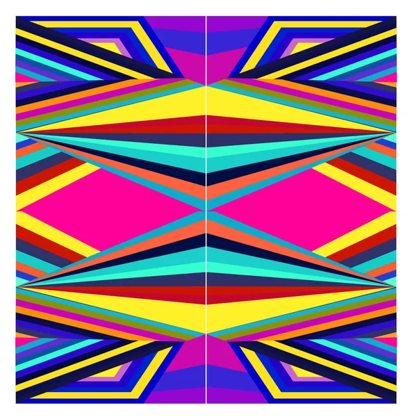 Kaynak için vektör renkli geometrik ve eğri arkaplan deseni