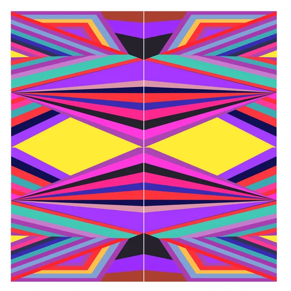 Kaynak için vektör renkli geometrik ve eğri arkaplan deseni