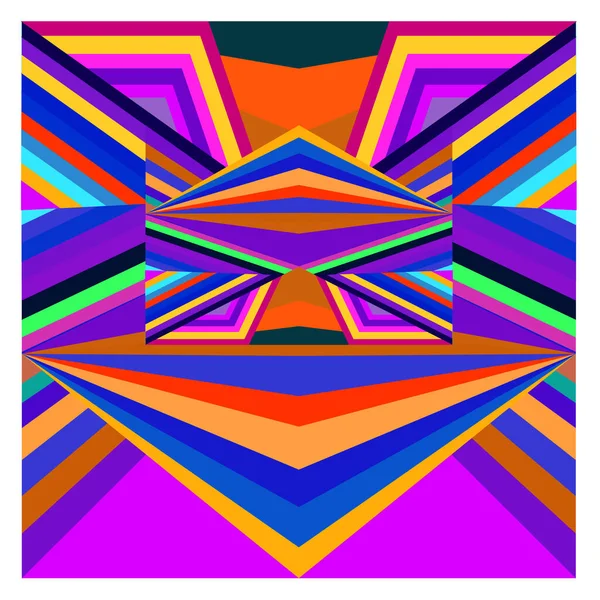 Kaynak için vektör renkli geometrik ve eğri arkaplan deseni