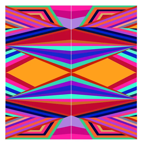 Kaynak için vektör renkli geometrik ve eğri arkaplan deseni